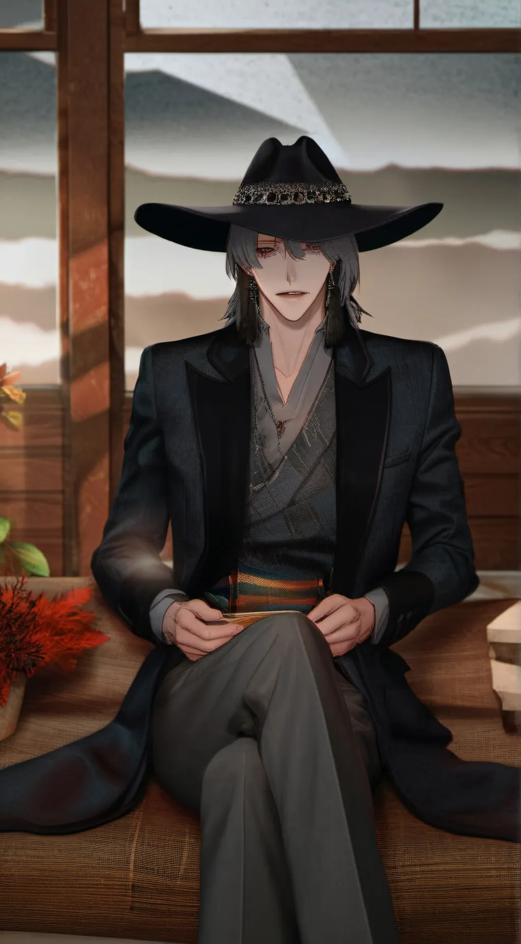 ai character: Your grandfather  background