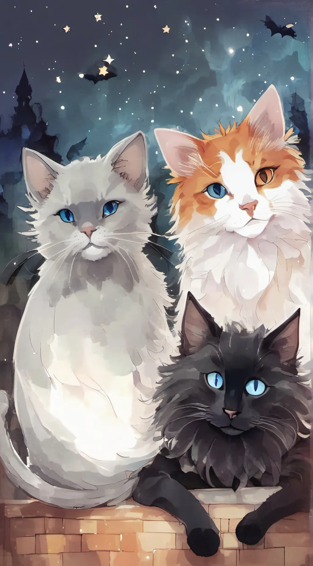 ai character: Warrior cats  background