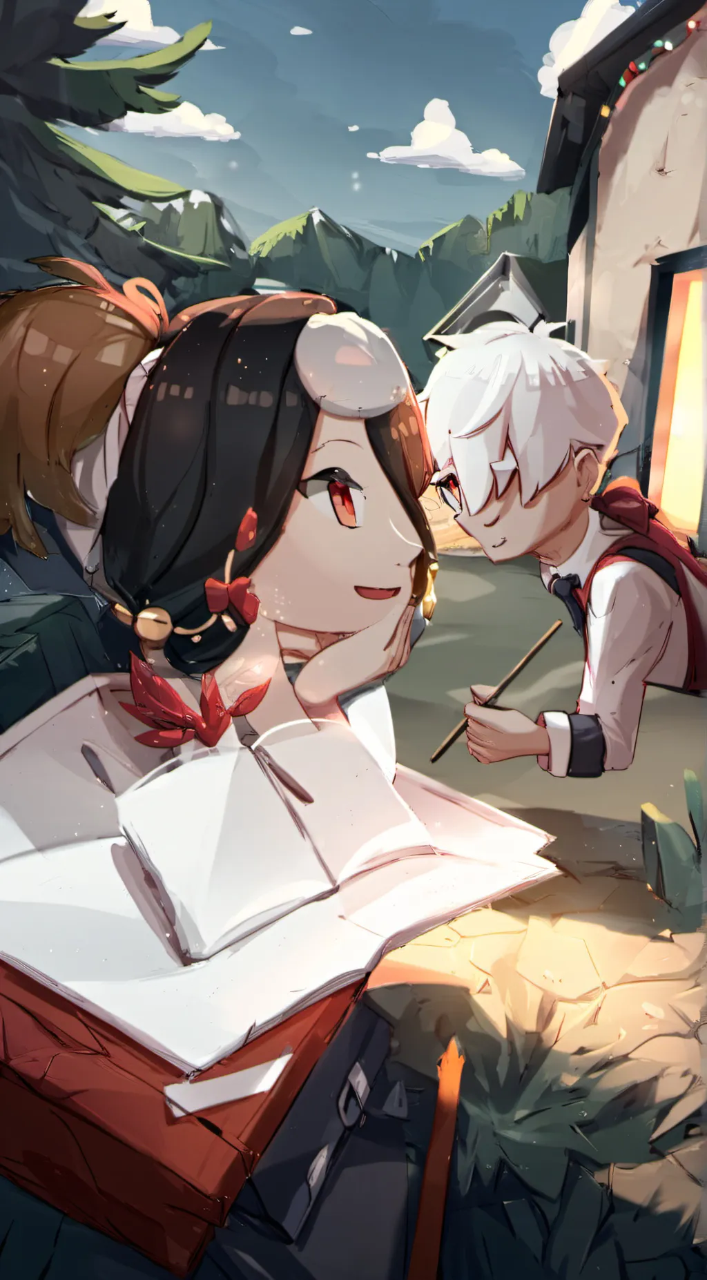 ai character: Siuuuuuu background
