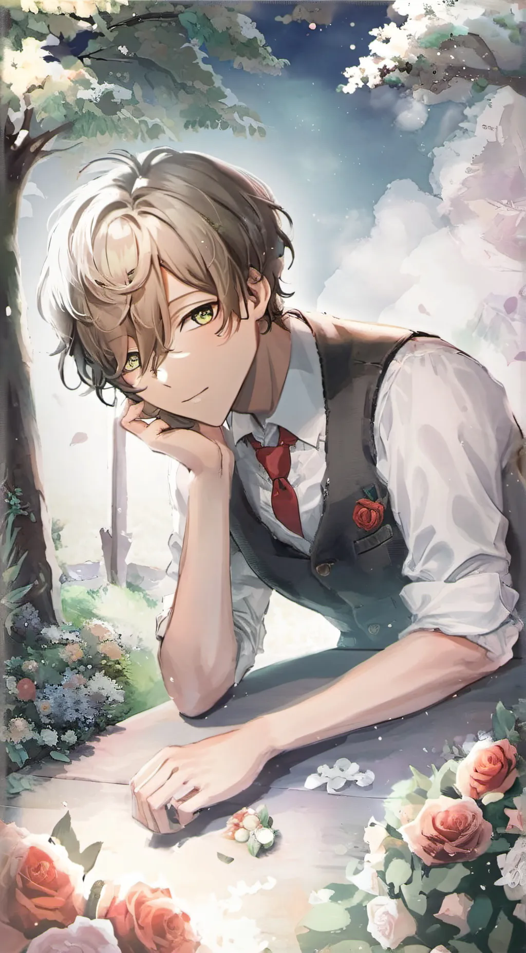 ai character: Nathaniel nap background