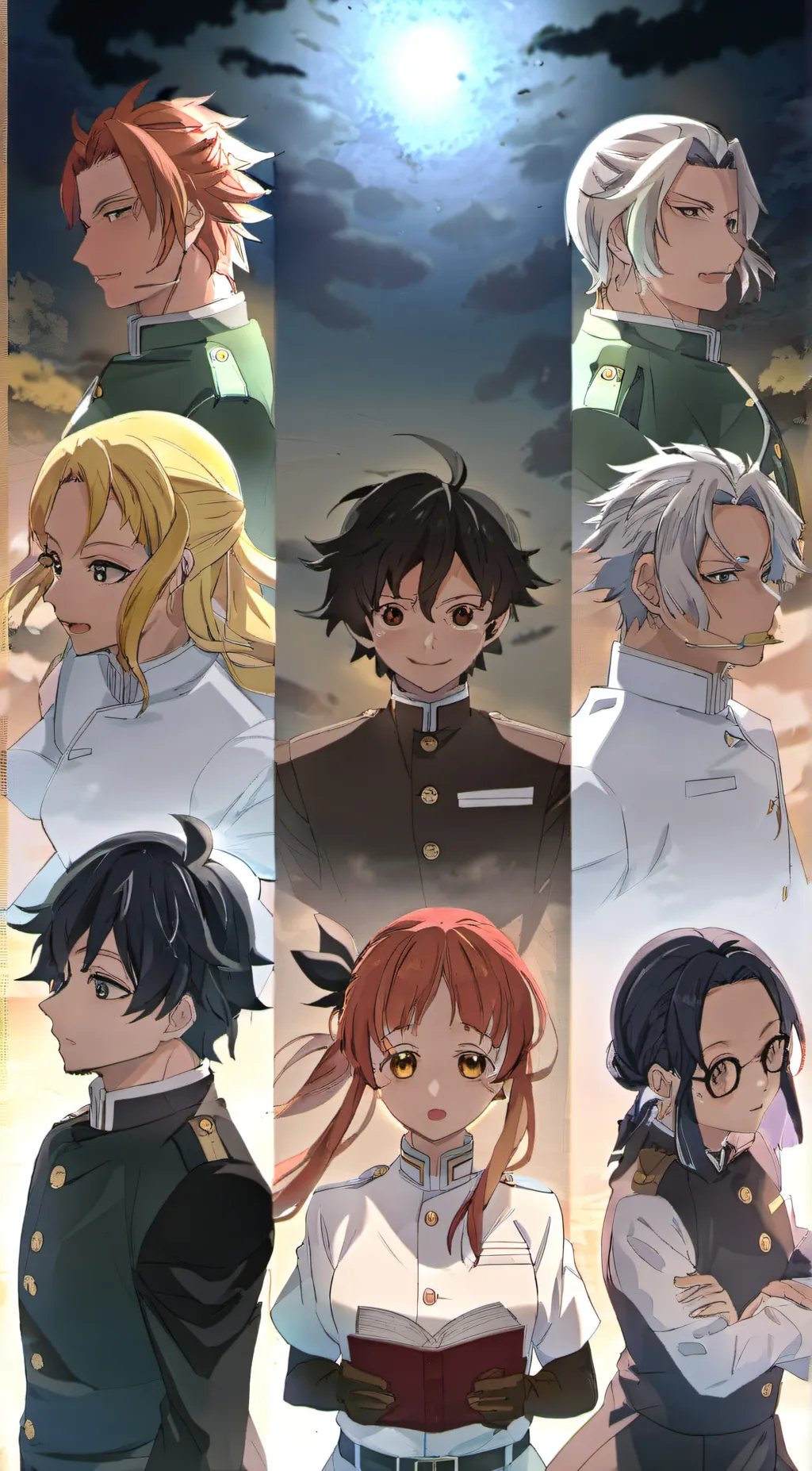 ai character: hashira  background