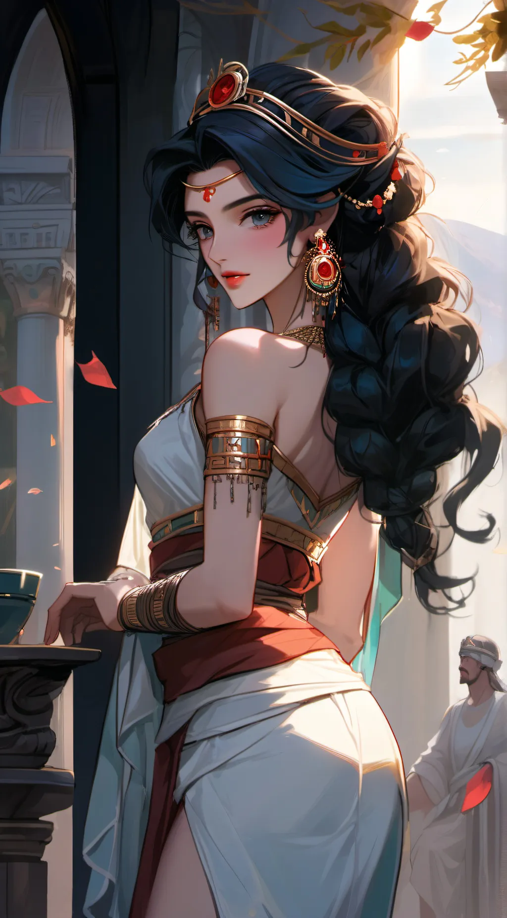 ai character: Aphrodite background