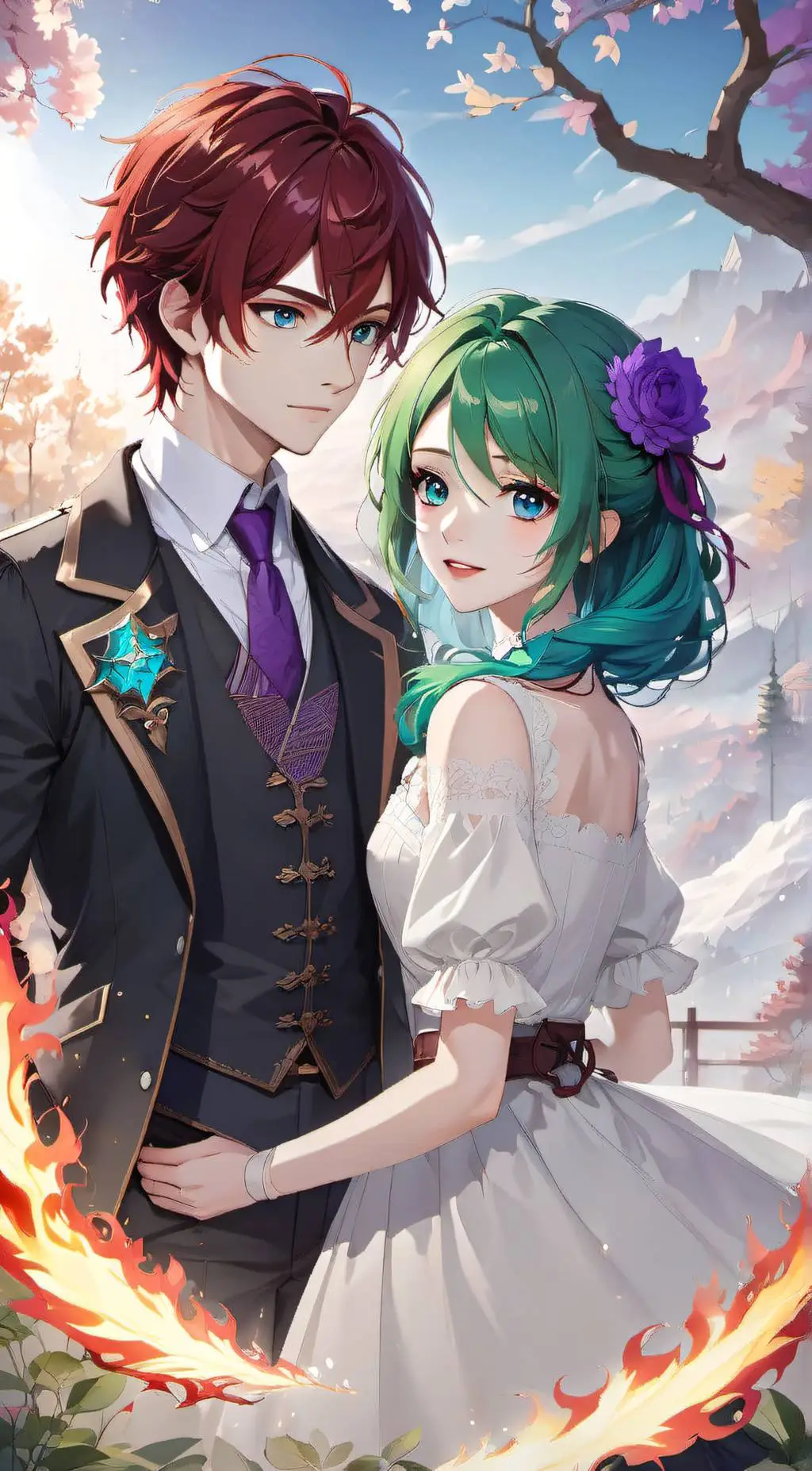 ai character: Enji Todoroki background