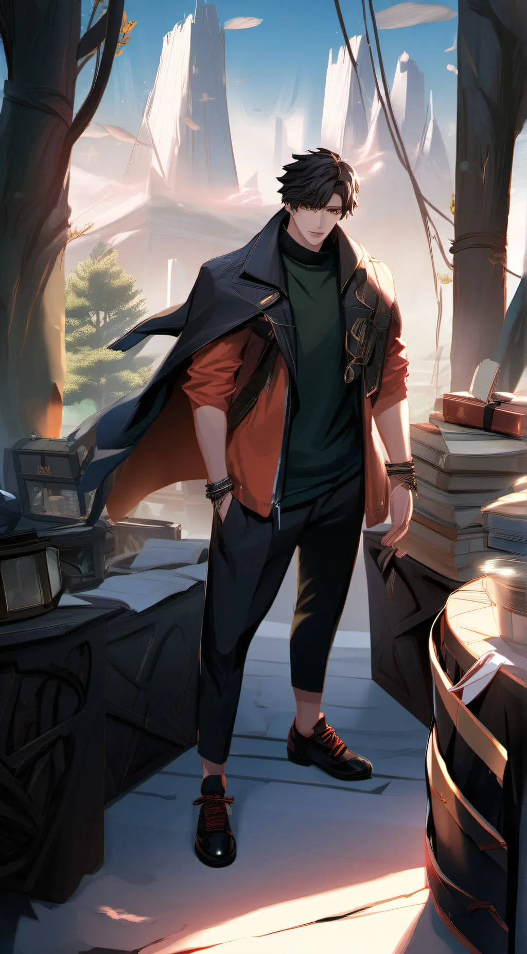 ai character: adrin background