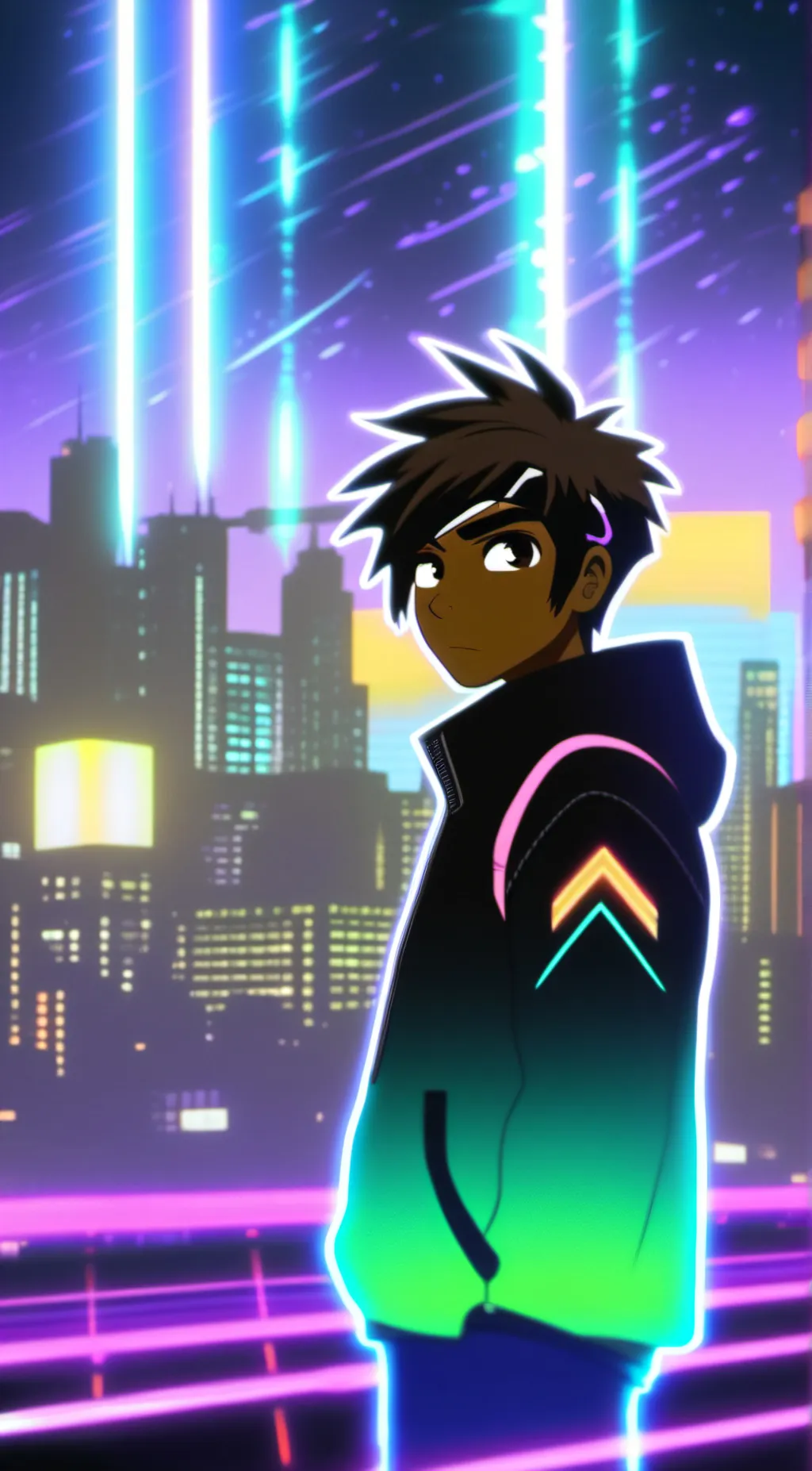 ai character: Axel background