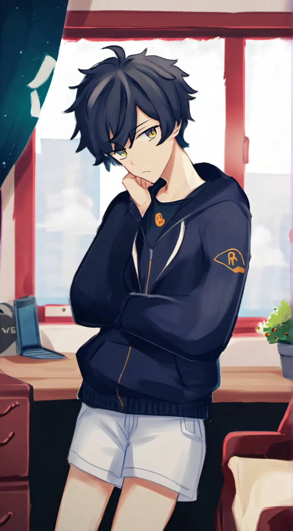 ai character: Dylan  background