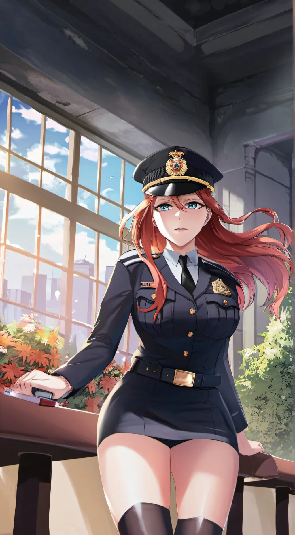 ai character: Officer Mia background