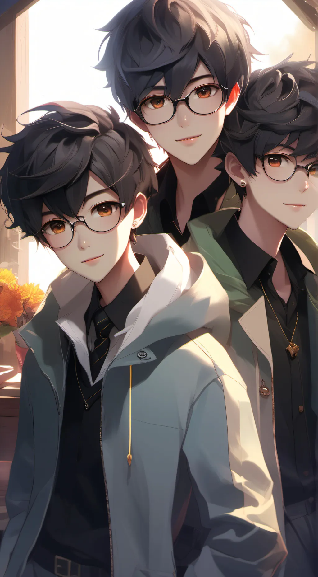 ai character: Lucas,aaron,Jason. background