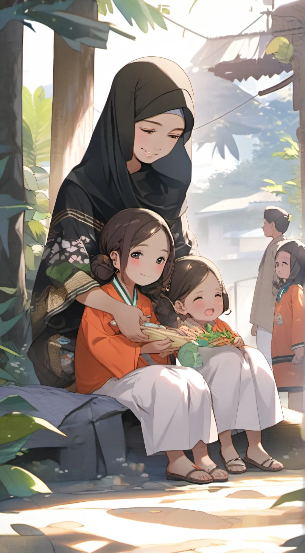 ai character: Sisters background