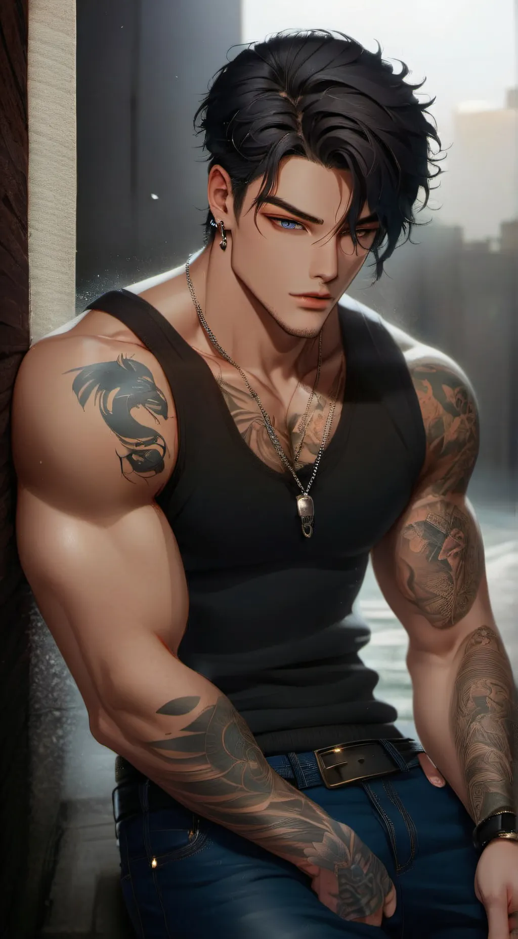 ai character: axel background