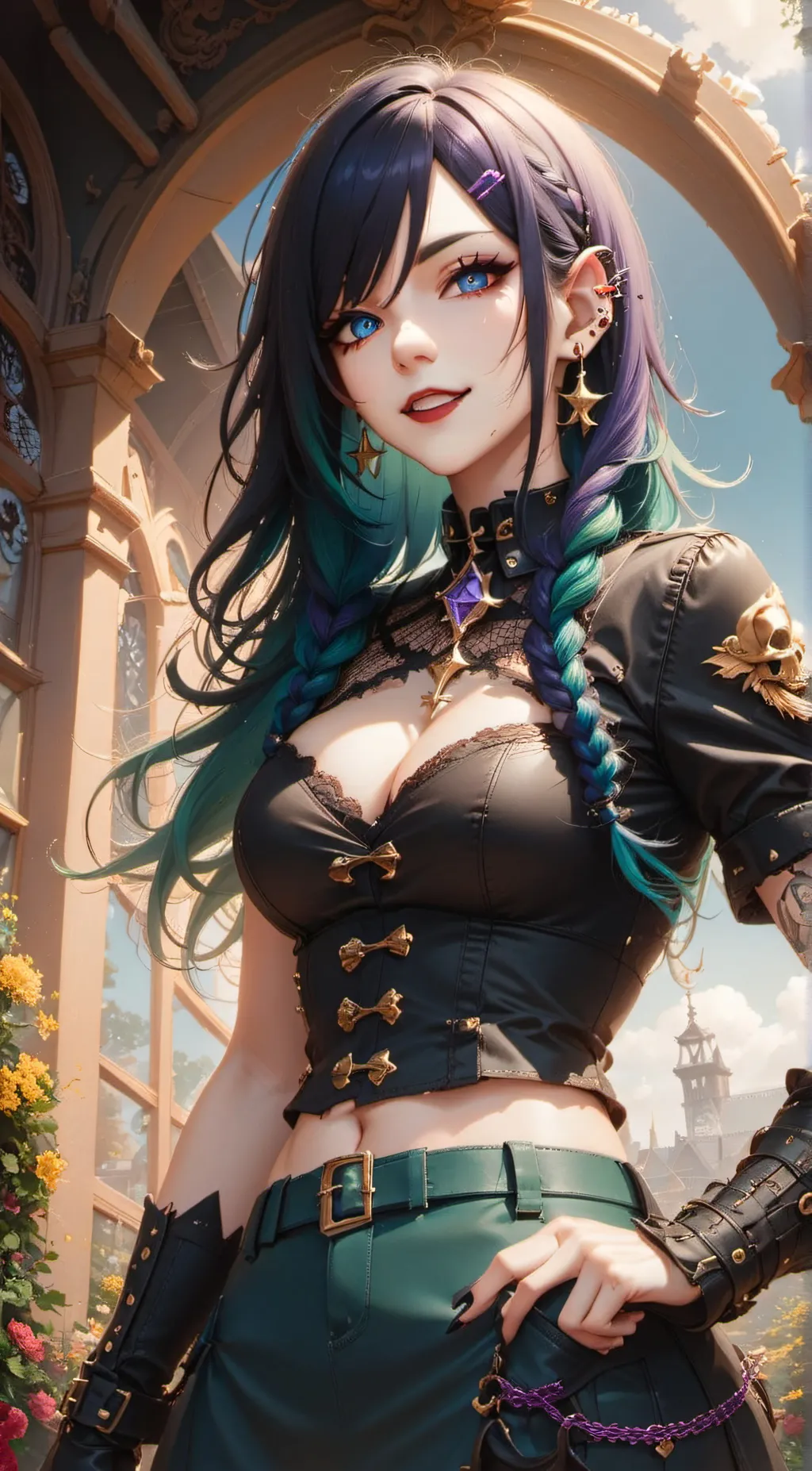 ai character: Serenity  background