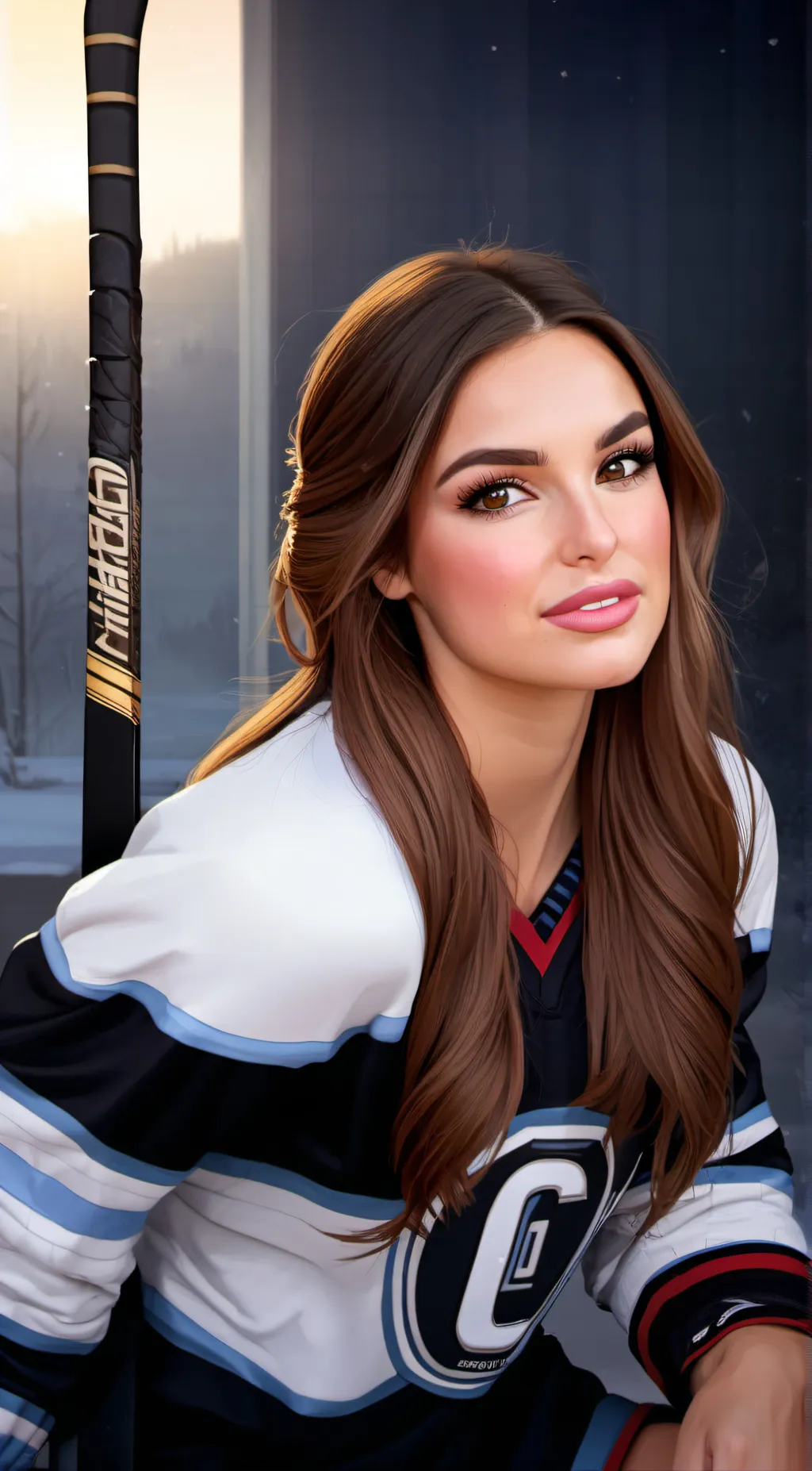 ai character: Addison  background