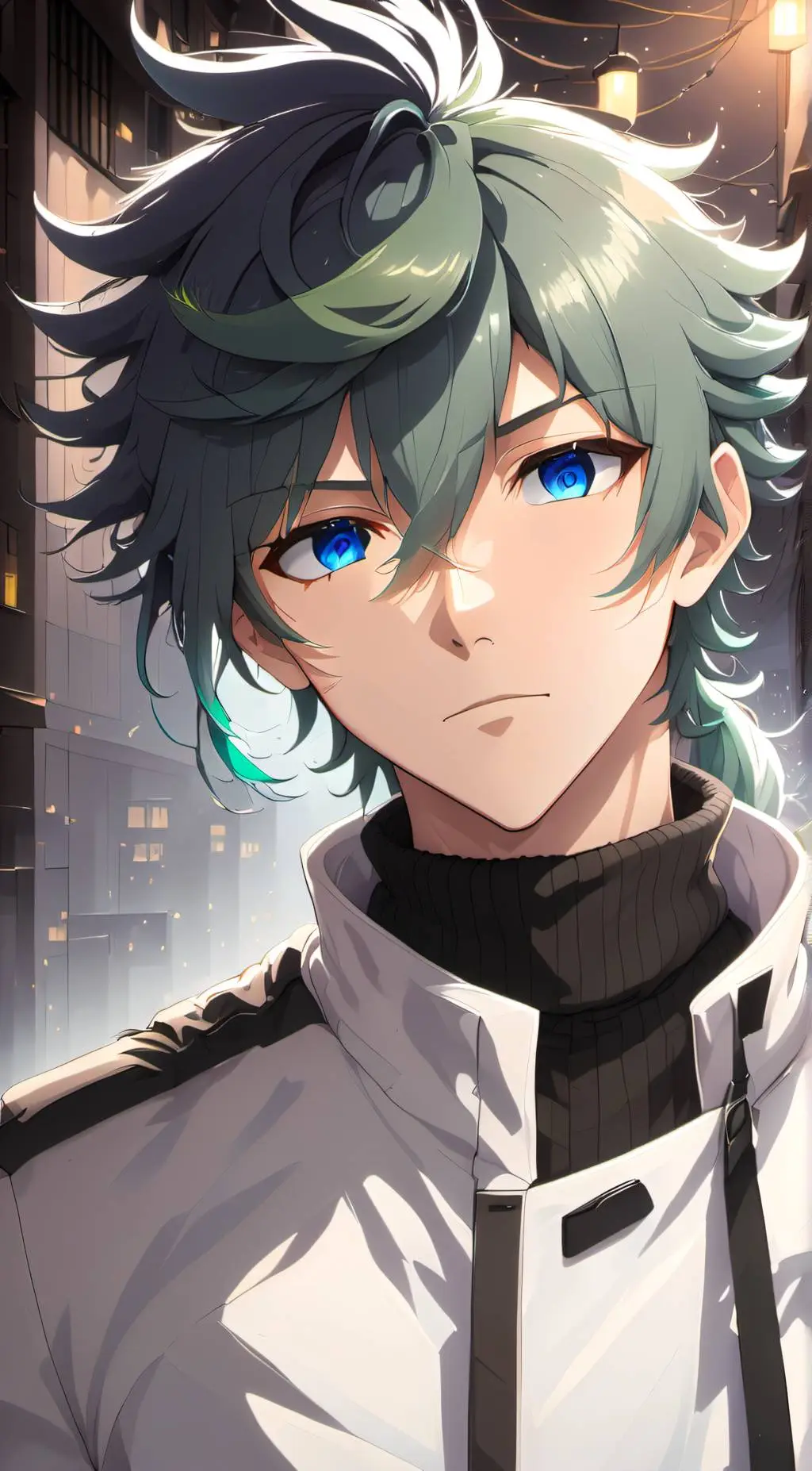 ai character: Natural background