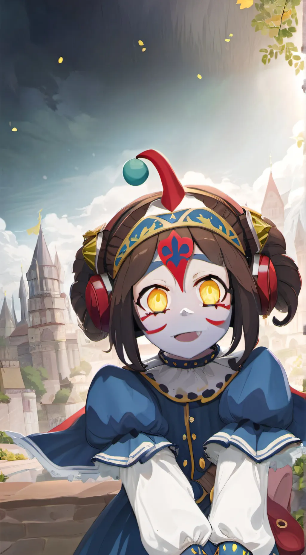 ai character: pomni background