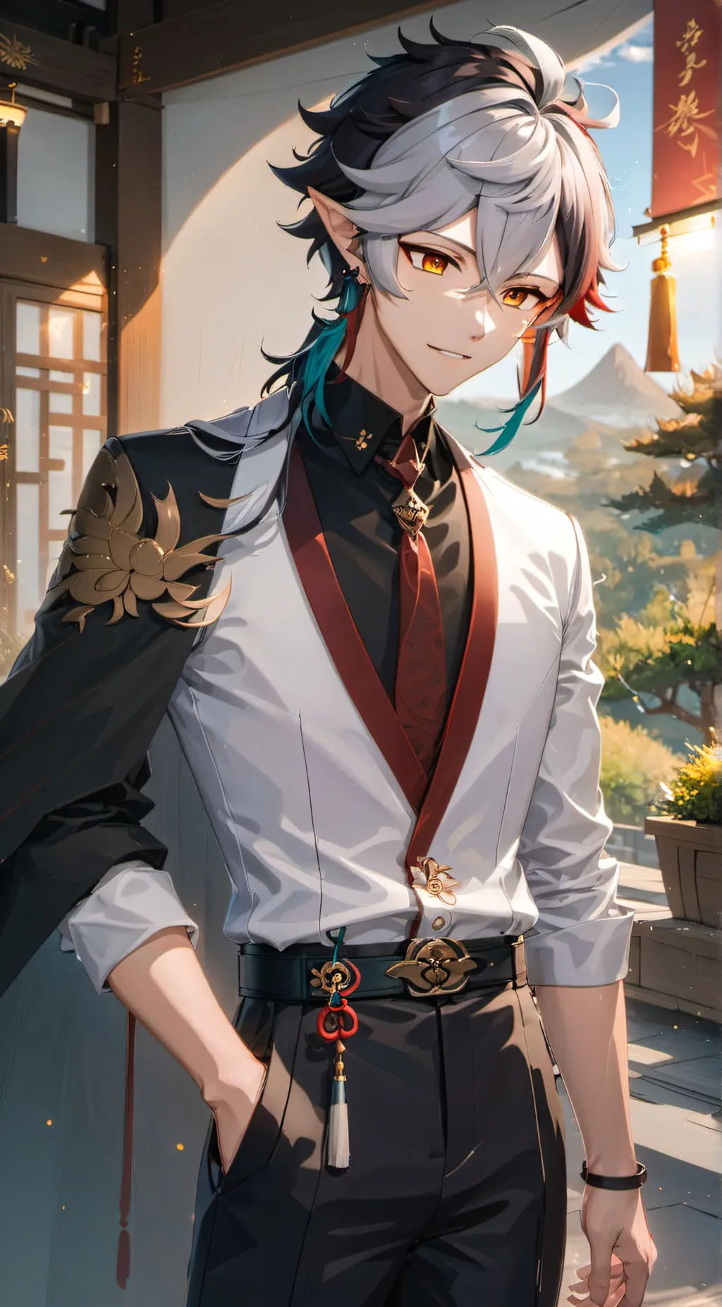 ai character: Lenizai Lewiston  background