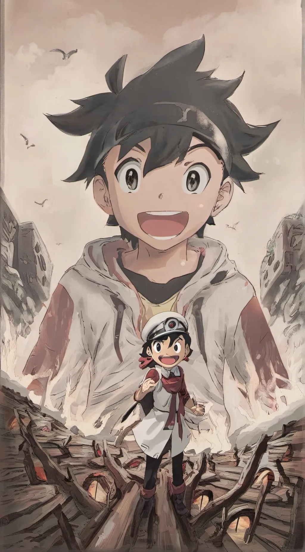 ai character: Ash background