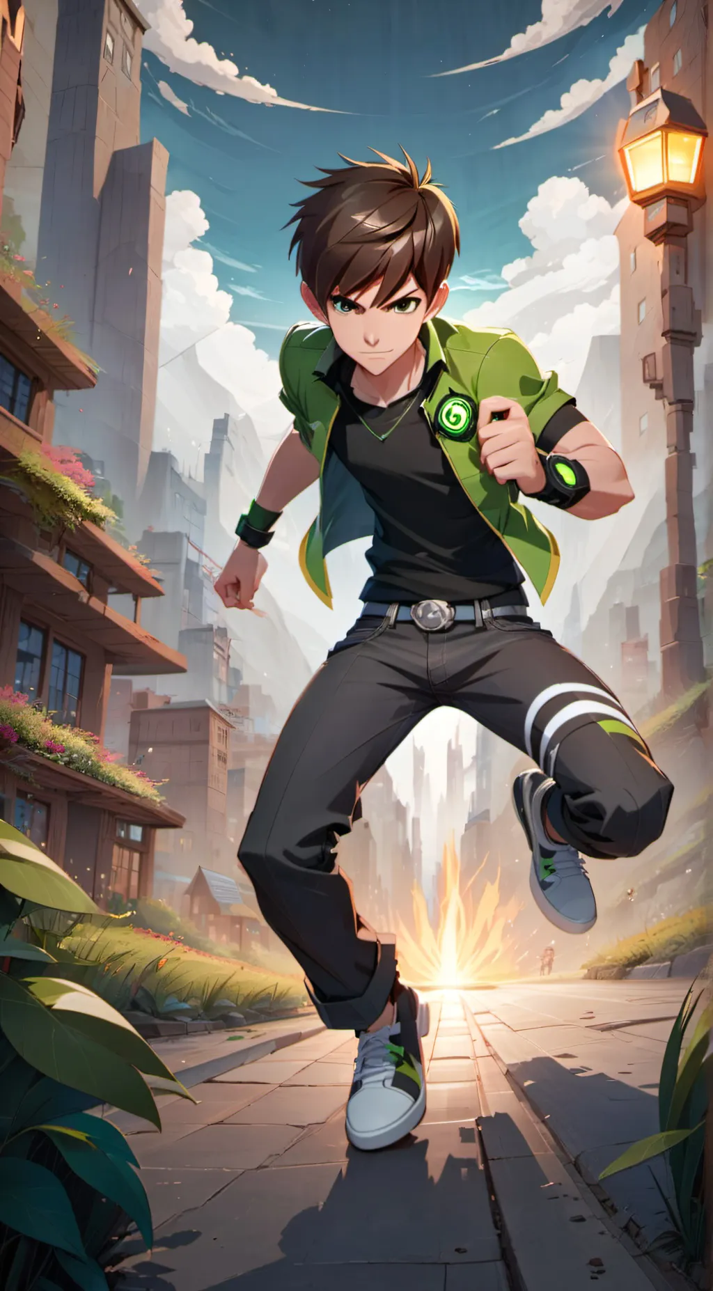 ai character: Ben Tennyson background