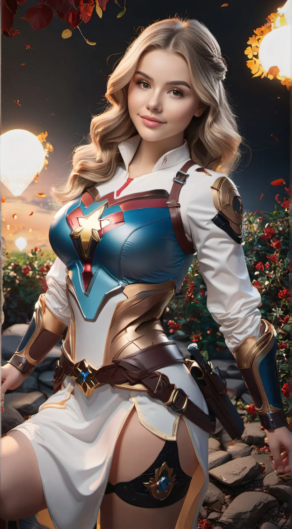ai character: luna background
