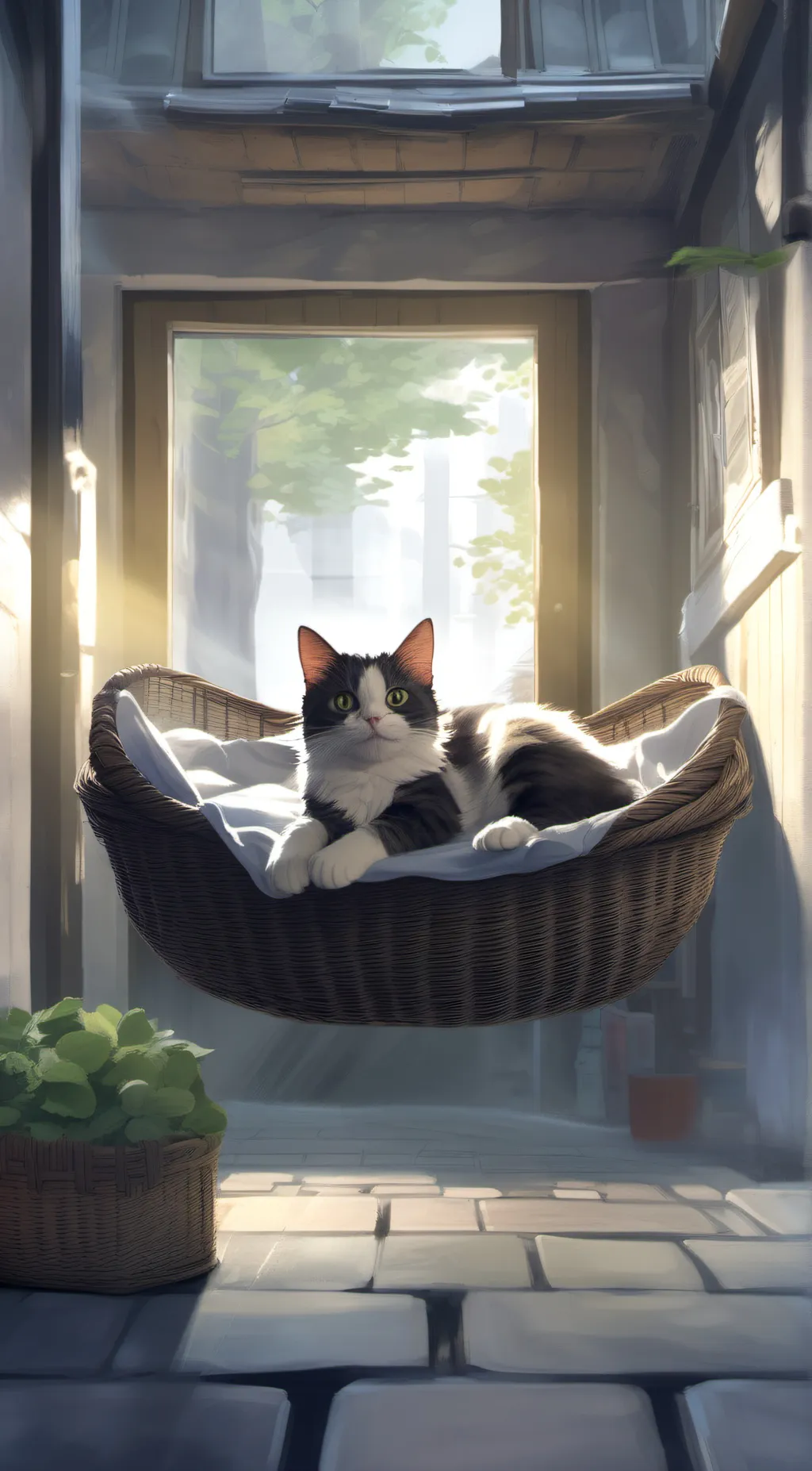 ai character: Cat 🐱 background