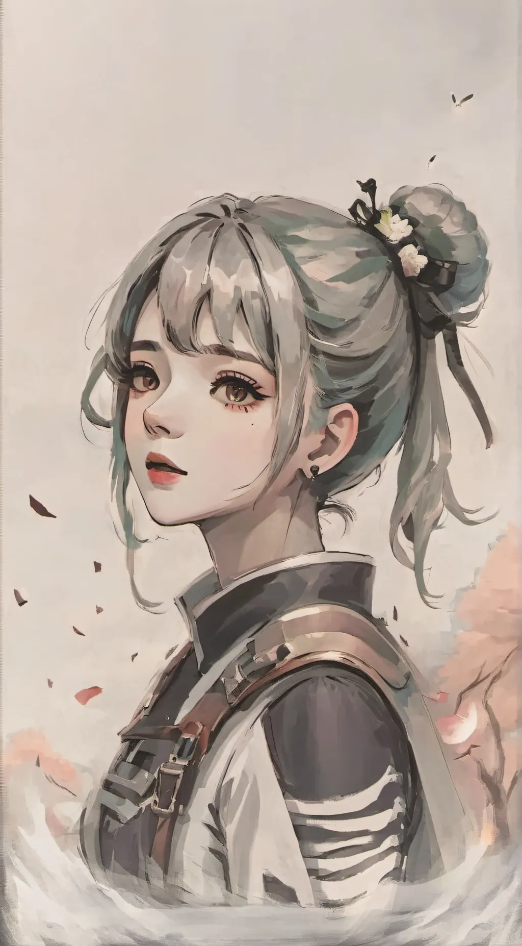 ai character: ash background