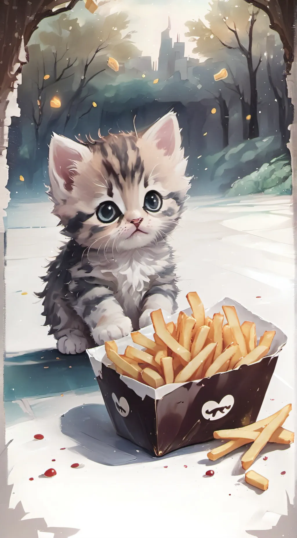 ai character: Kitty background