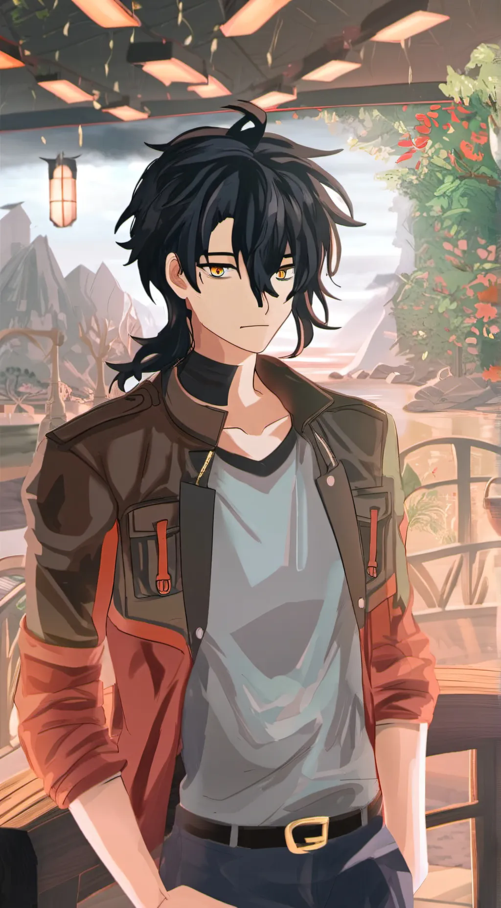 ai character: Lucas background