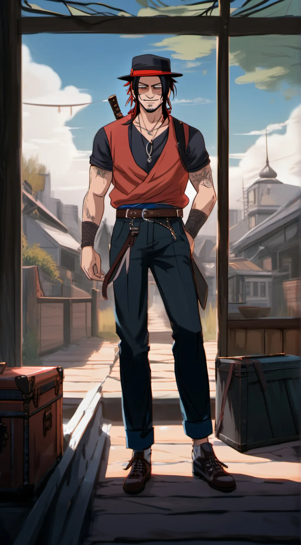 ai character: Gay background