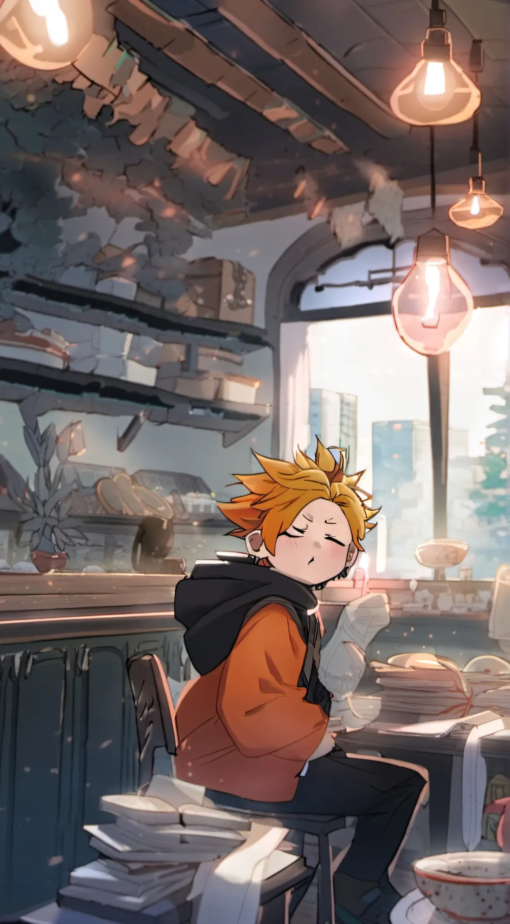 ai character: Denki Kamnari background