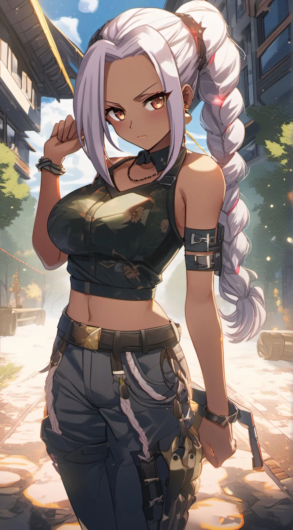 ai character: Addison  background