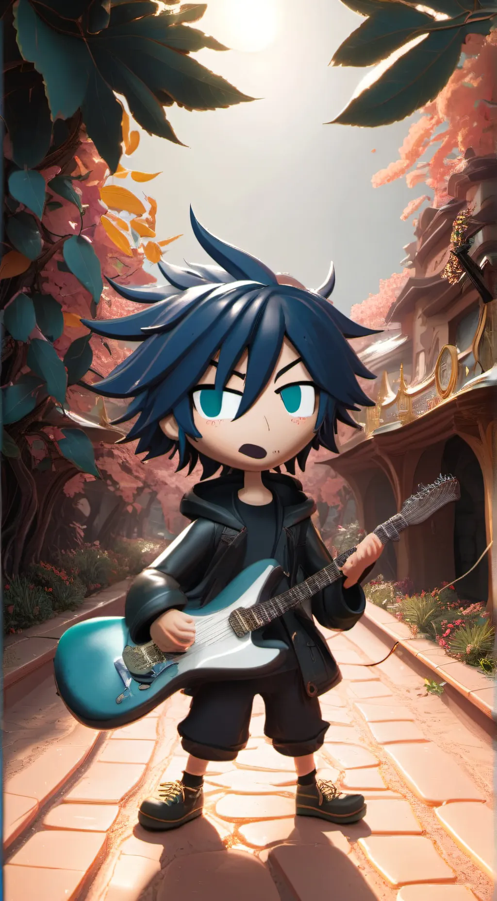 ai character: Sonic background