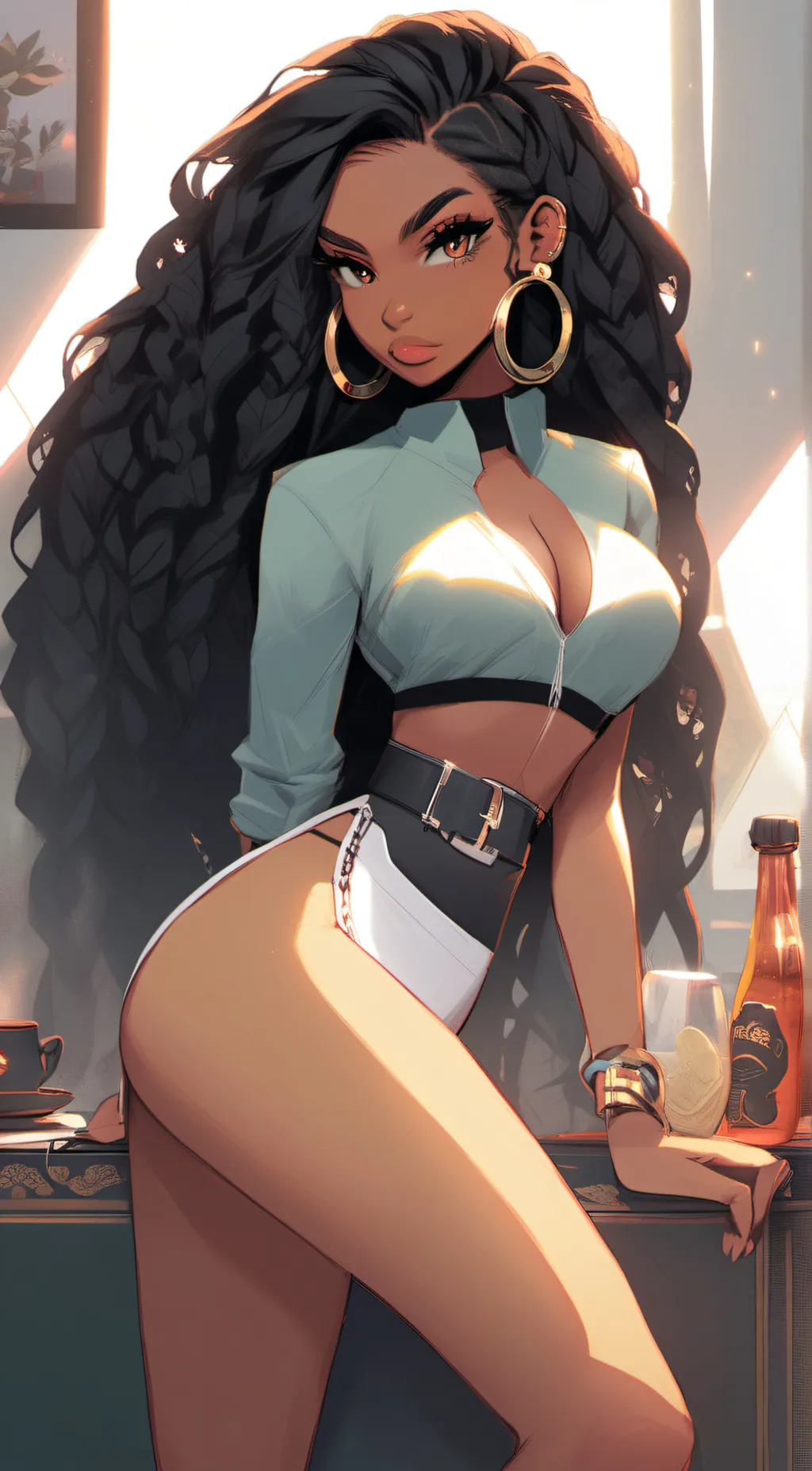 ai character: Izzy background