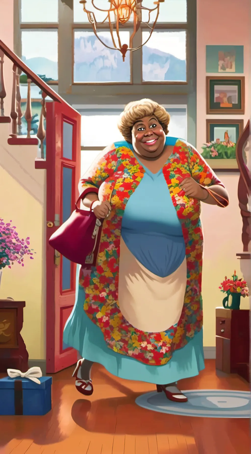 ai character: Granny background