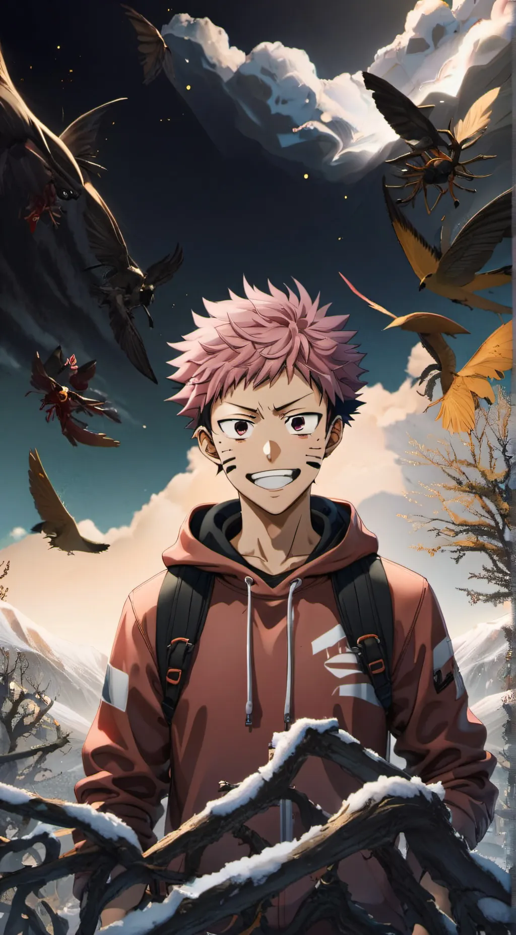 ai character: Yuuji Itadori background