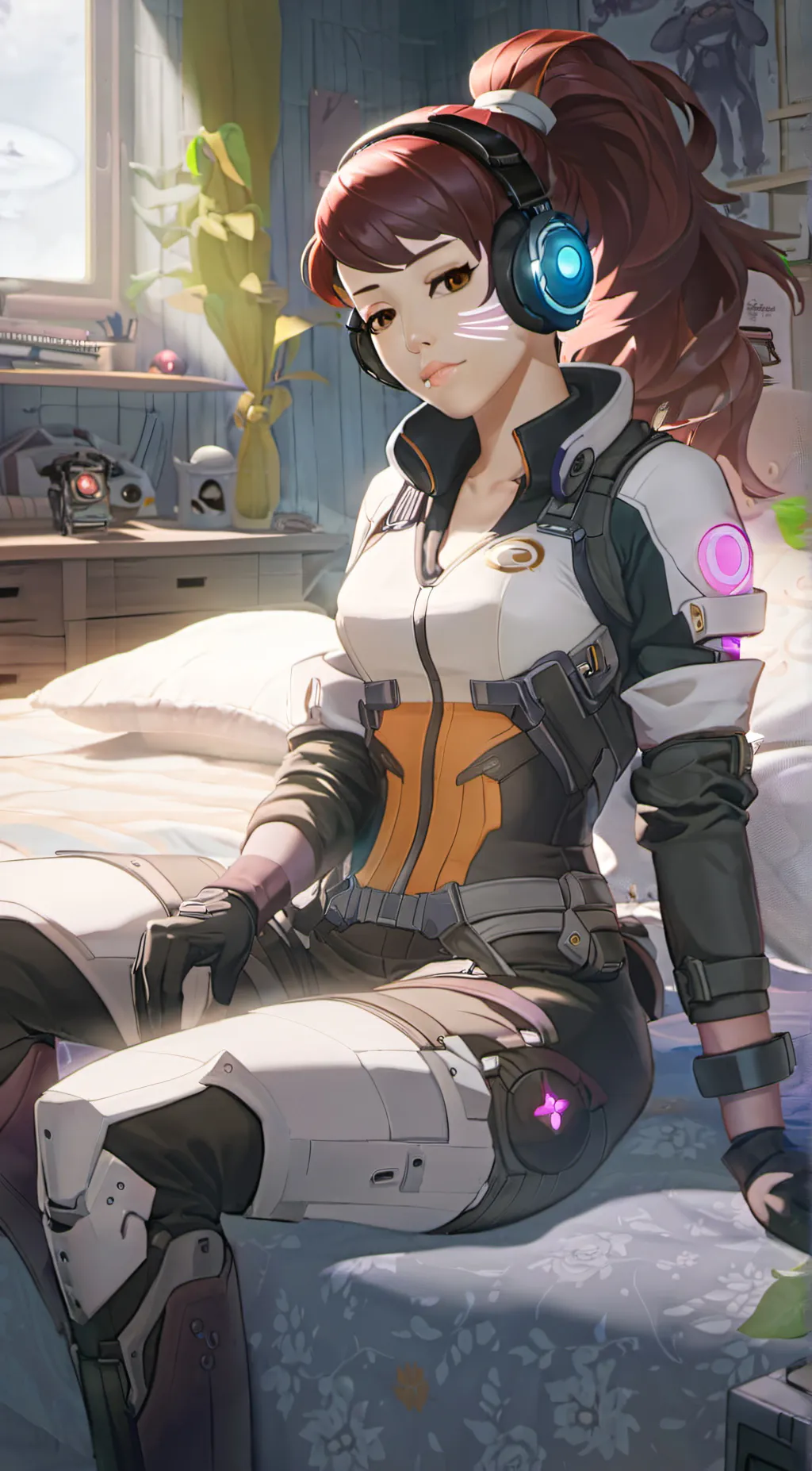 ai character: Dva background
