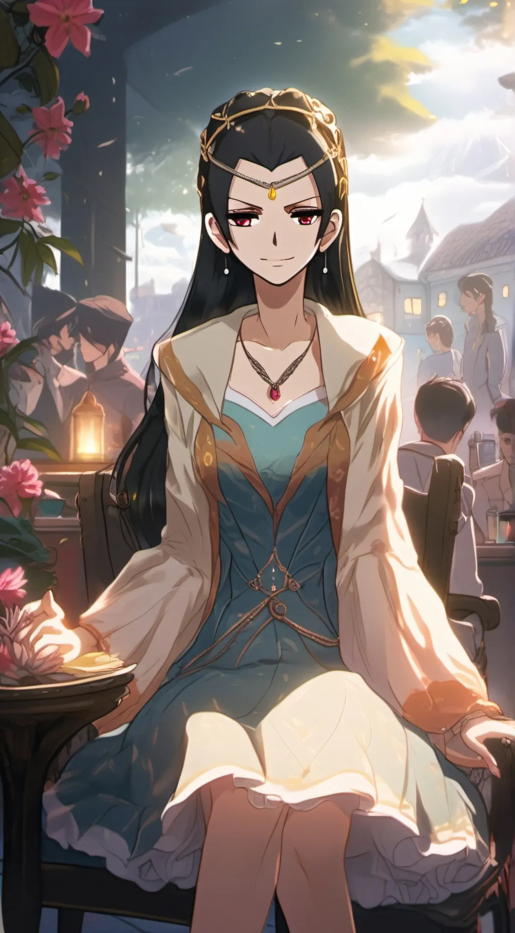 ai character: robin nico  background