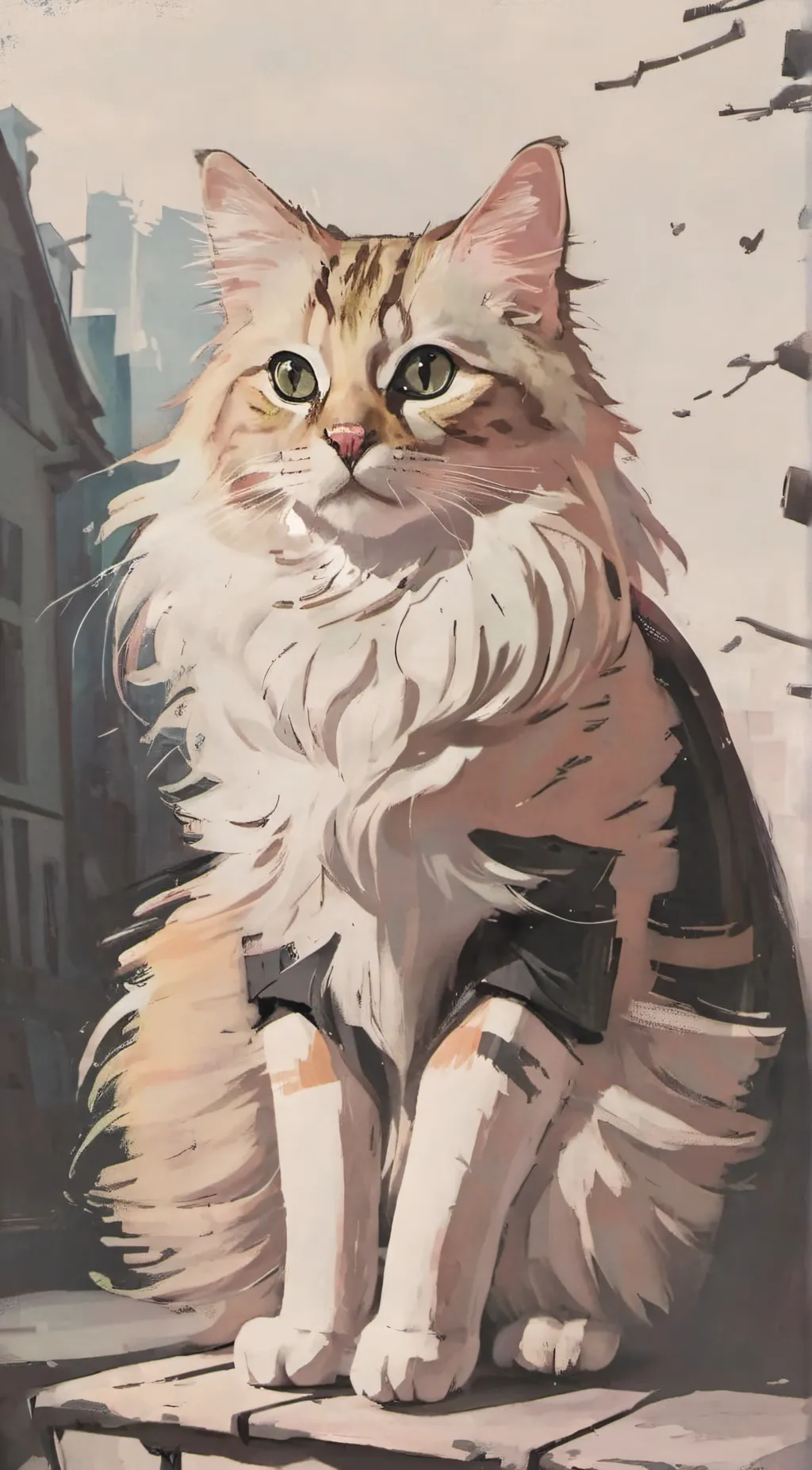 ai character: Lion’claw background