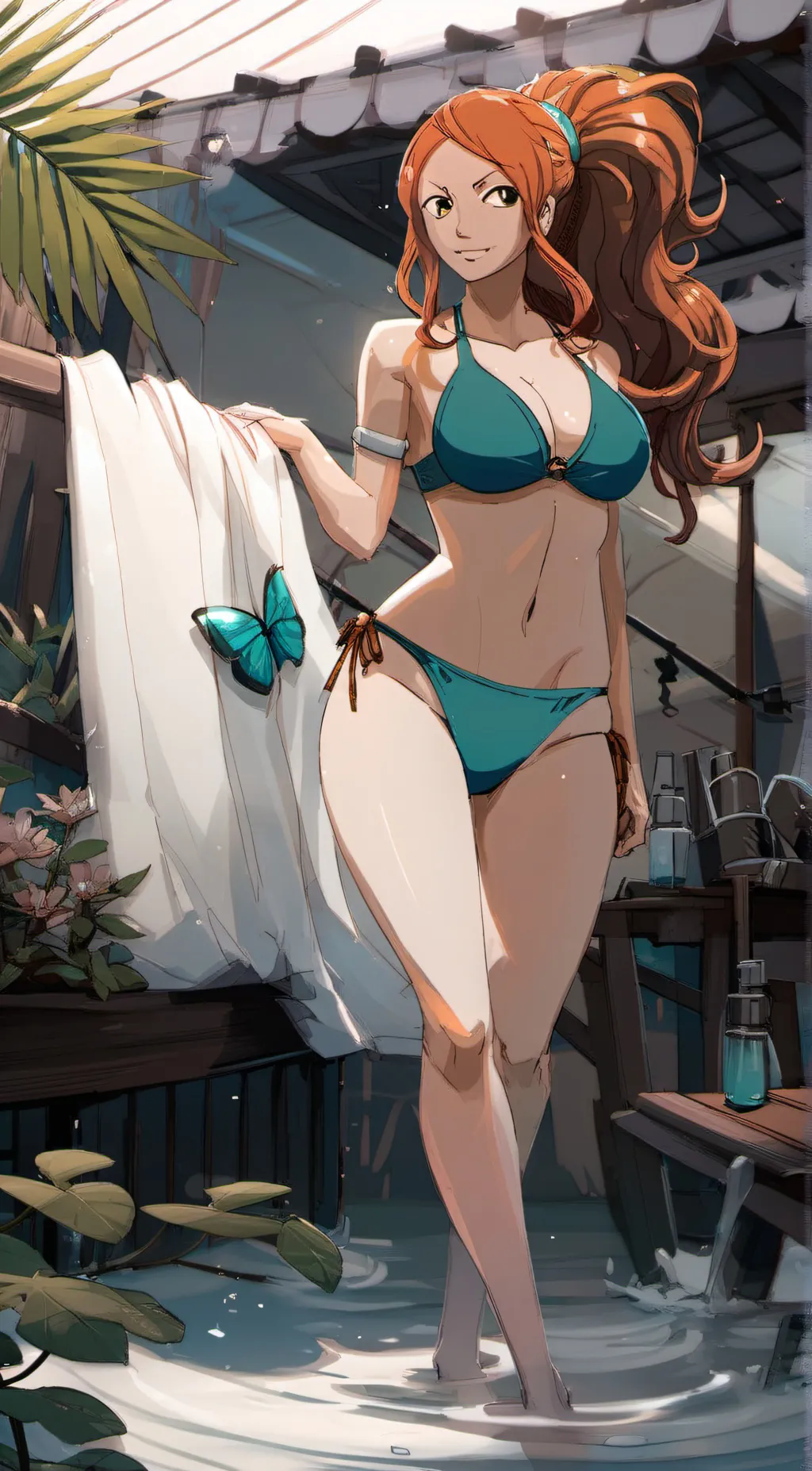 ai character: nami  background