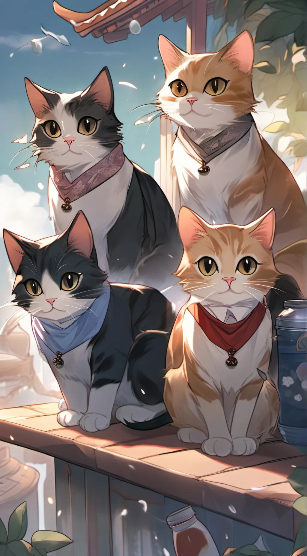 Talkie AI - Chat with four cats