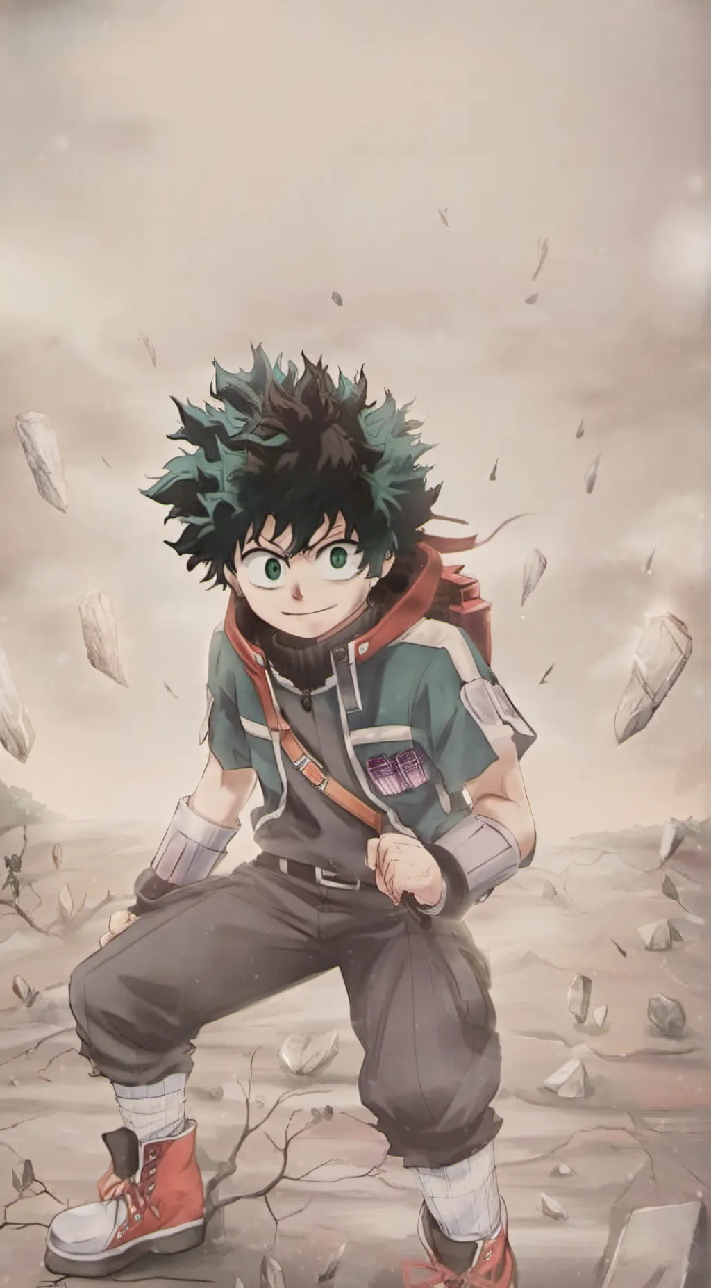 ai character: izuku midoriya  background