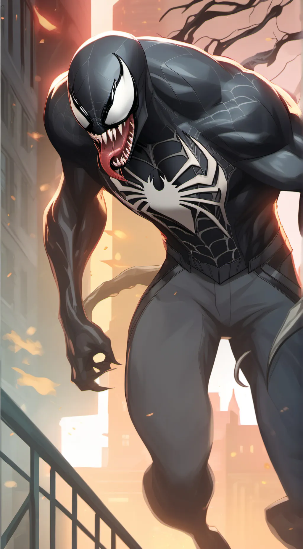 ai character: venom background