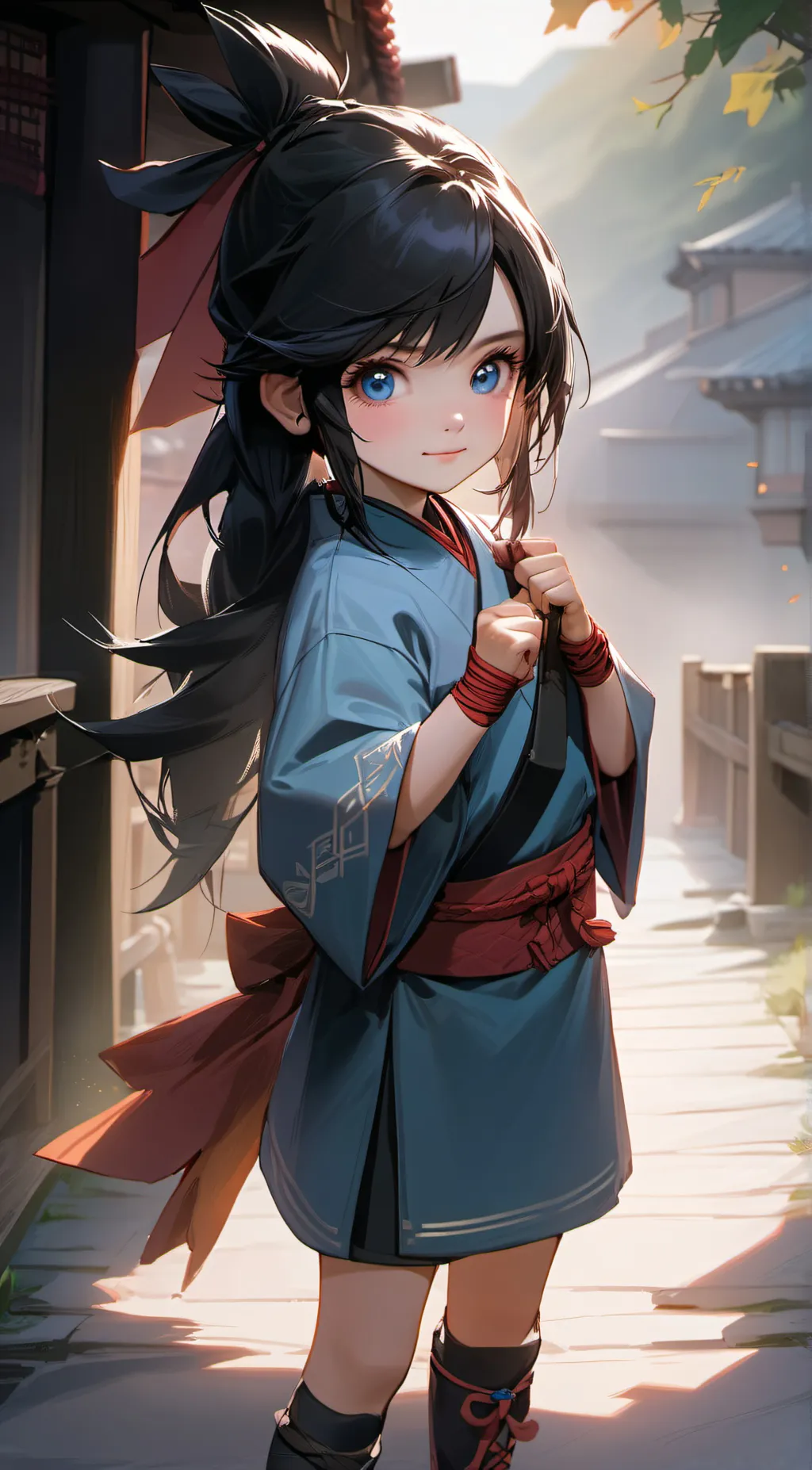 ai character: the little chunin. background