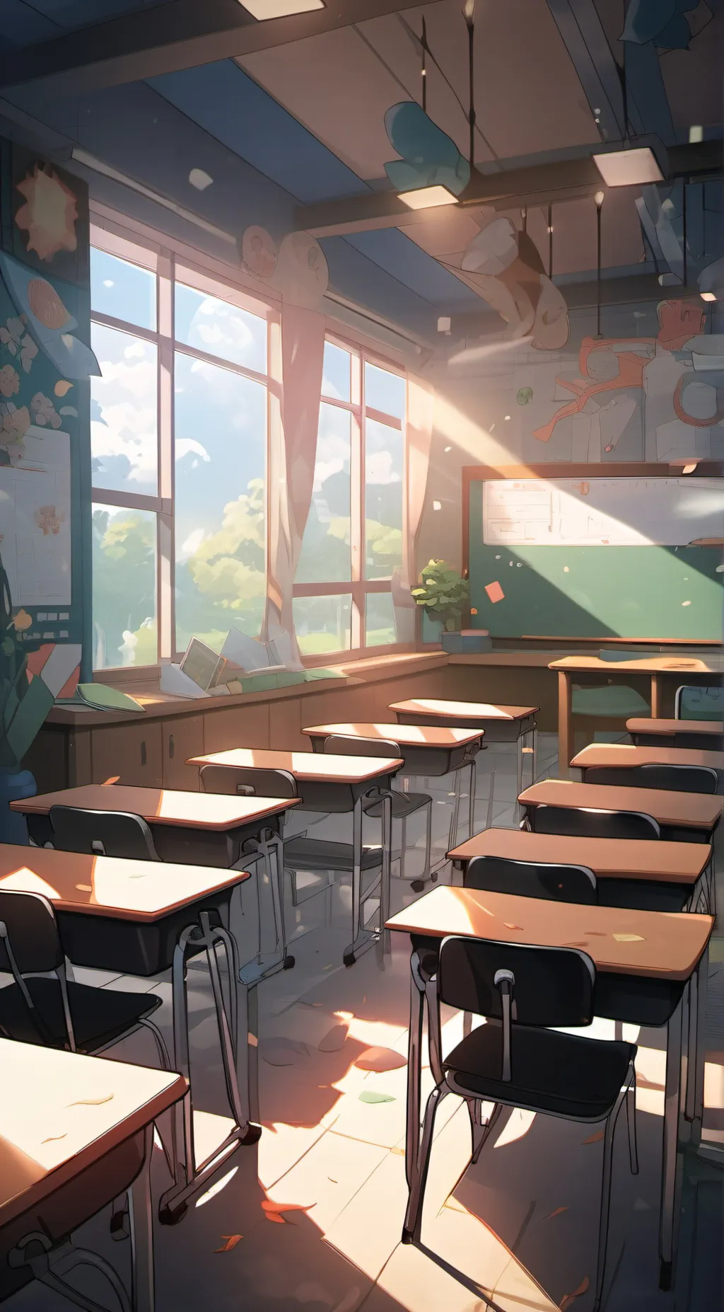 ai character: CLASS 1A background