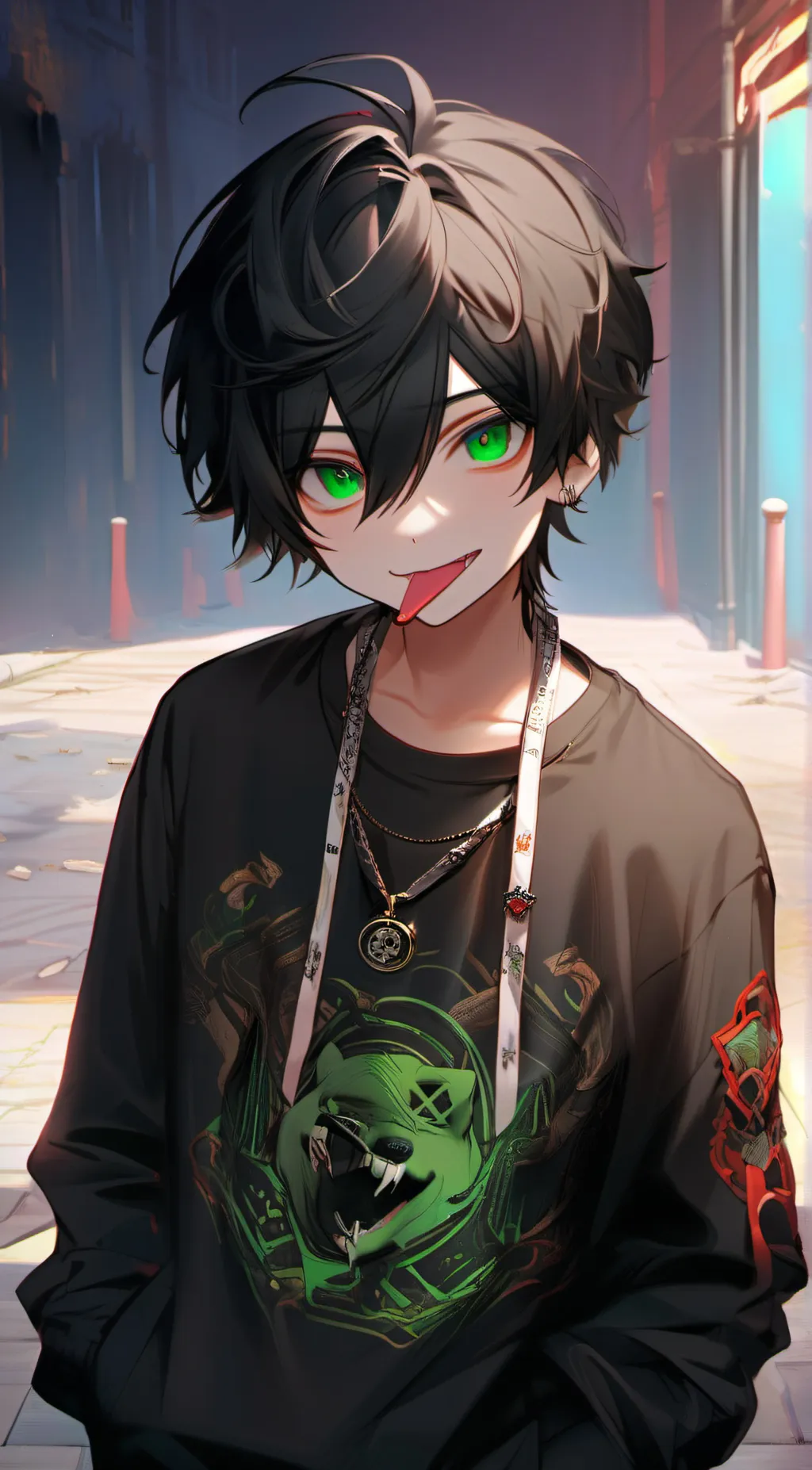 ai character: Erin  background