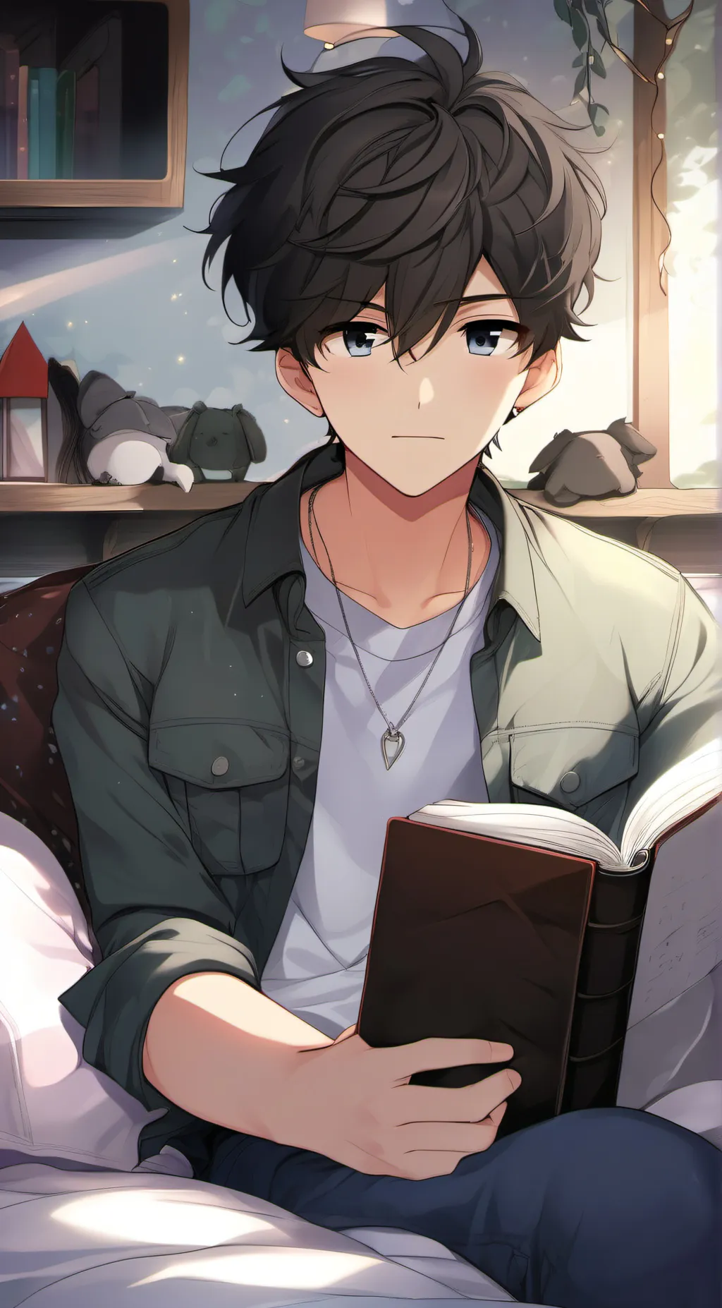 ai character: Aaron  background