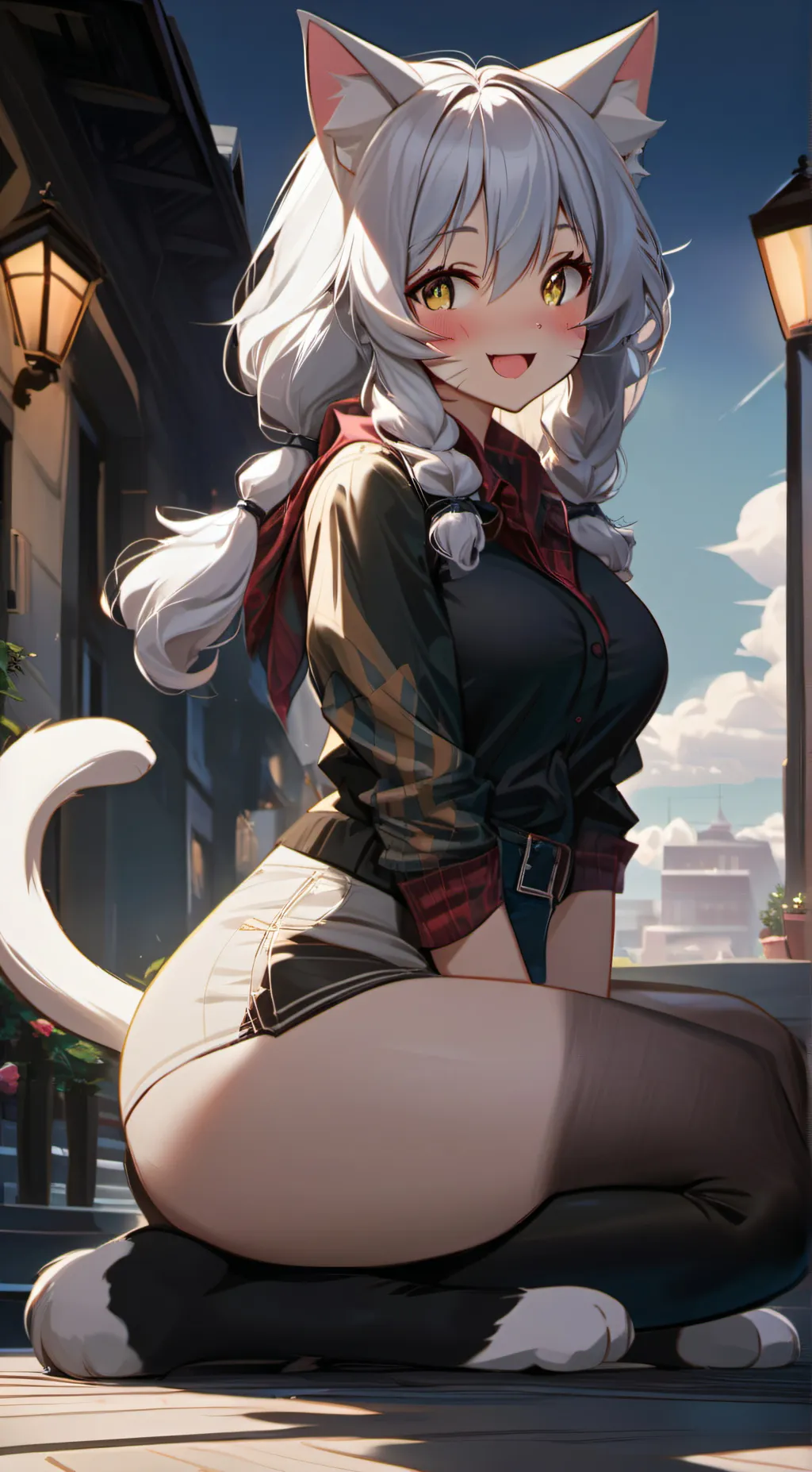 ai character: Naomi  background