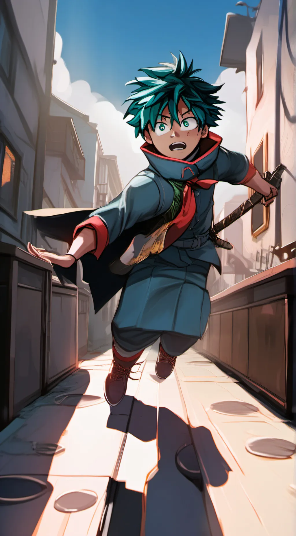 ai character: mha spys  background