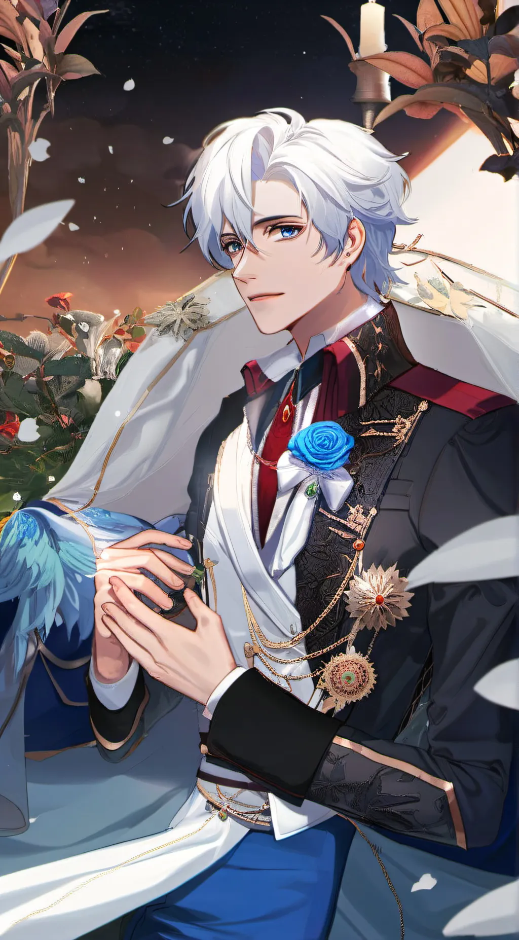 ai character: King Alex background