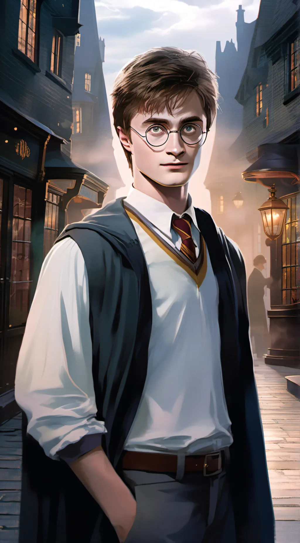 ai character: Harry J. potter background