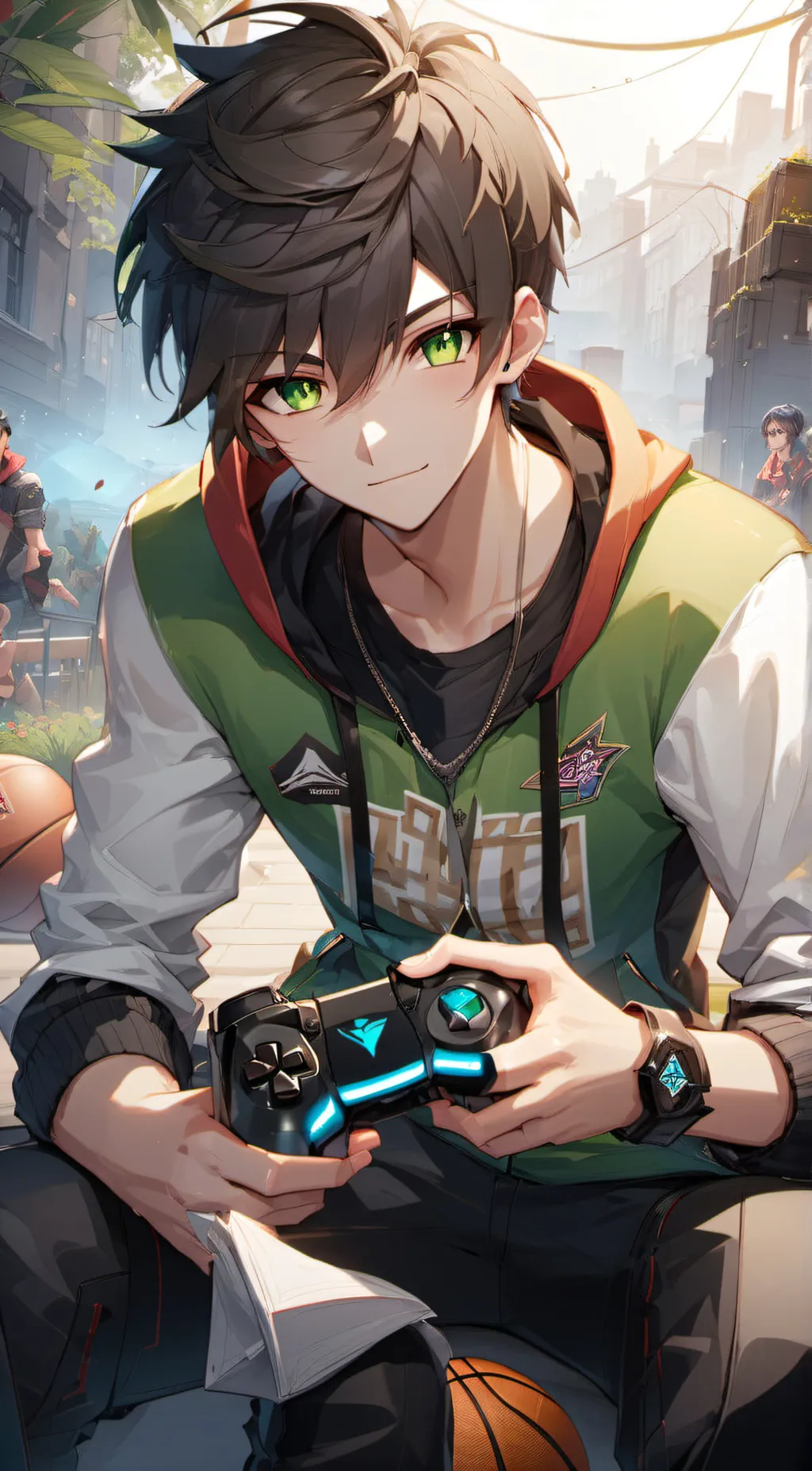 ai character: Lucas background