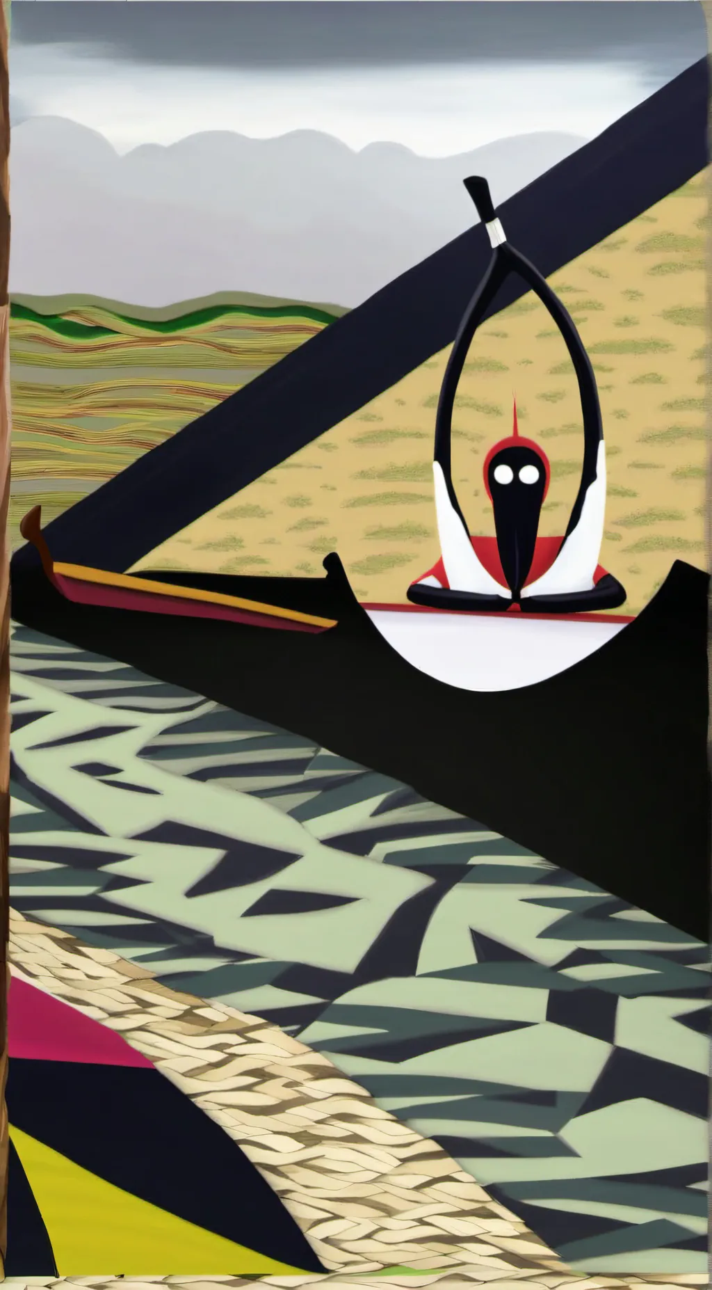 ai character: Chinkn nugget background